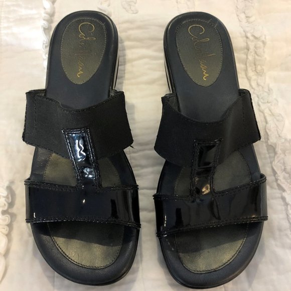 Cole Haan w/Nike Air Patent Sandals - Picture 1 of 6